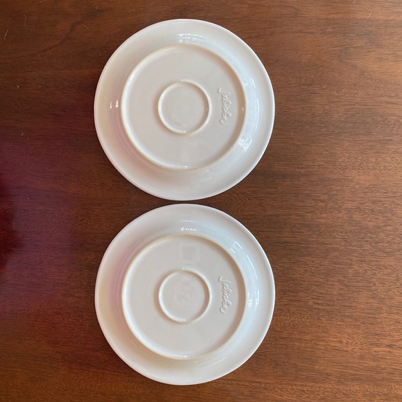 Juliska Berry & Thread French Panel white ceramic Dessert/Salad Plates - Picture 4 of 4